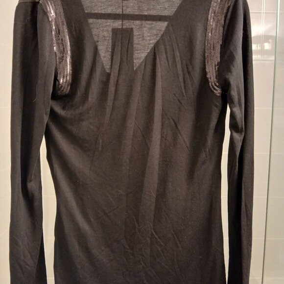 A/X Armani Exchange Draped Sequin Top - Picture 8 of 8